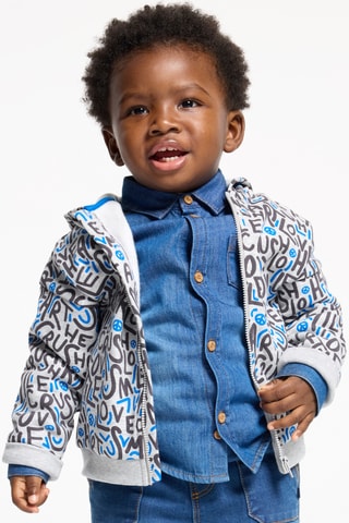 Sweat com capuz - Cinzento - Obaibi