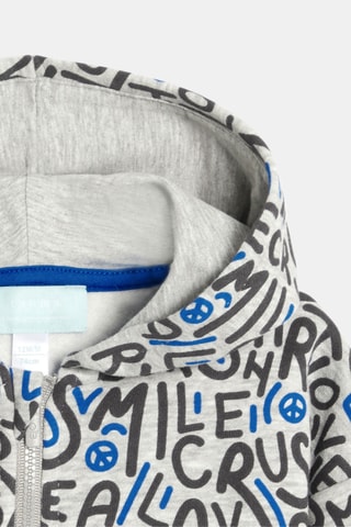 Sweat com capuz - Cinzento - Obaibi