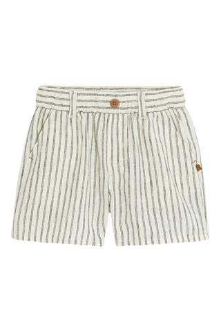 Calções em linho - Cru - Obaibi