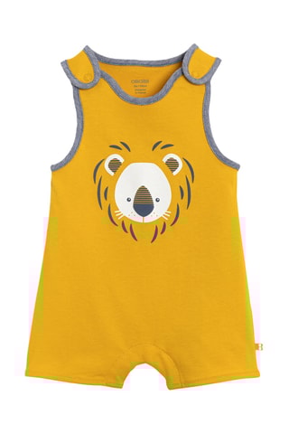 Macacão sem mangas - Amarelo - Obaibi