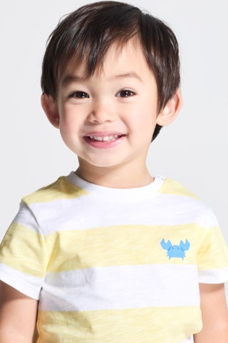 T-shirt e calções - Amarelo - Obaibi