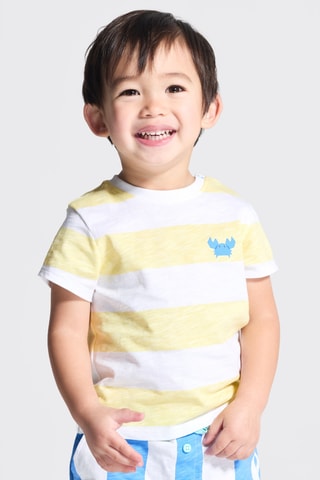 T-shirt e calções - Amarelo - Obaibi