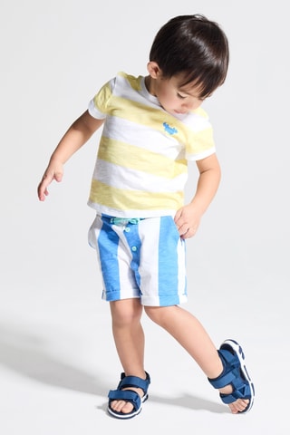 T-shirt e calções - Azul - Obaibi