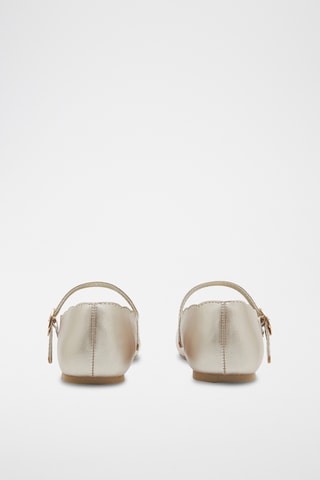 Sabrinas em couro - Prateado