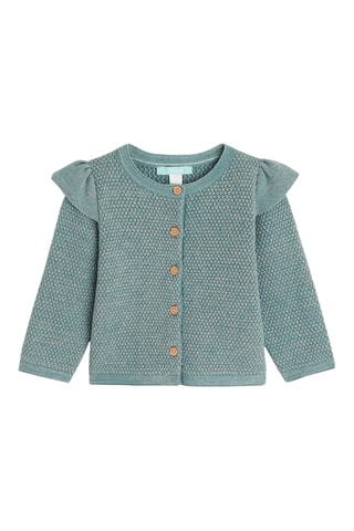 Casaco de malha - Verde-água