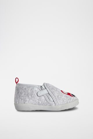 Chinelos de quarto - Cinzento mesclado