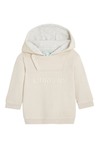 Sweat com capuz - Bege