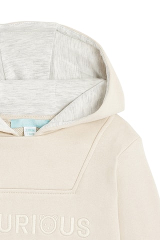 Sweat com capuz - Bege