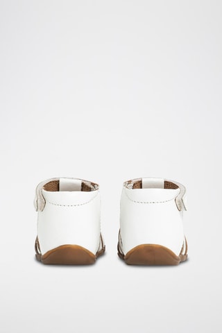 Sandálias em couro - Branco