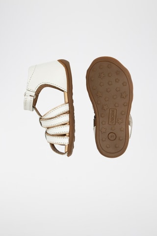 Sandálias em couro - Branco