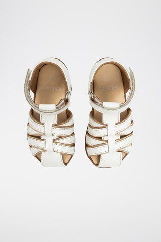 Sandálias em couro - Branco