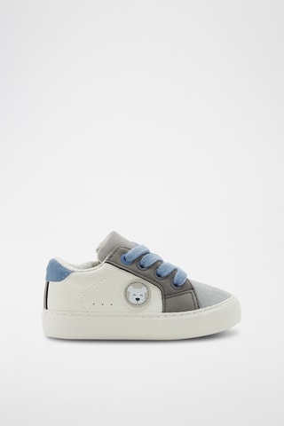 Sapatilhas em raspa de couro - Branco