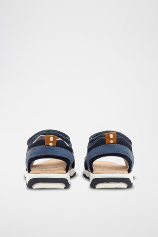 Sandálias em couro - Azul