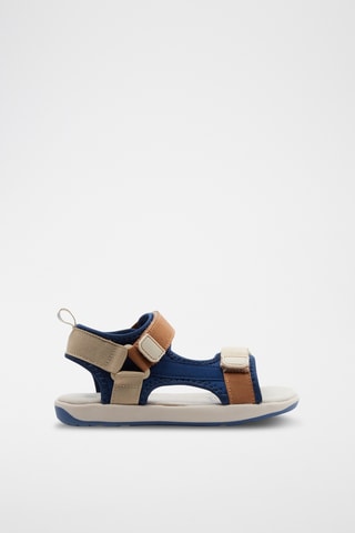 Sandálias em couro - Azul-cobalto