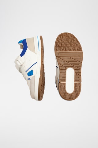 Sapatilhas - Branco e bege