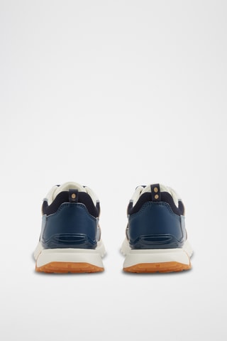 Sapatilhas - Branco e azul-marinho