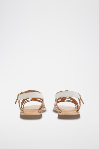 Sandálias em couro - Branco 