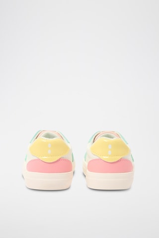 Sapatilhas em raspa de couro - Branco 