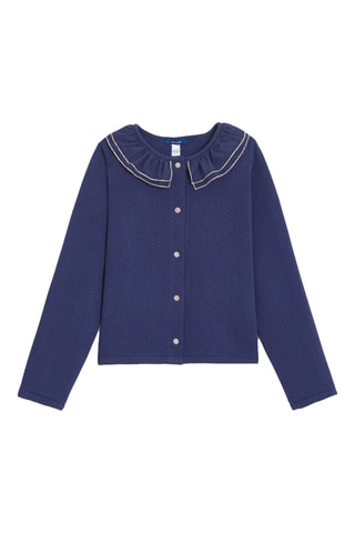 Casaco de malha - Azul-marinho