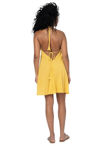 Abito a trapezio - Giallo