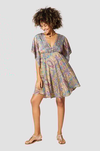 Abito - Blu, verde e giallo