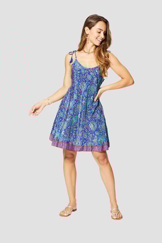 Abito a campana - Blu