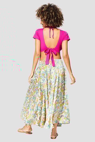 Gonna lunga - Blu e verde