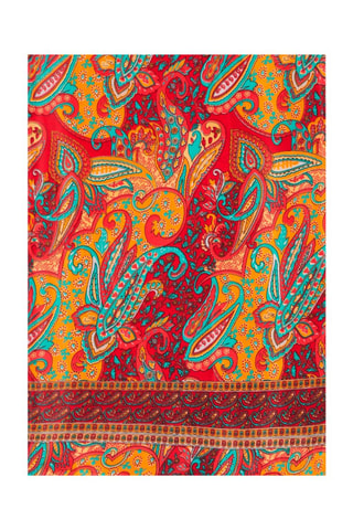 Foulard - Rosso e arancione