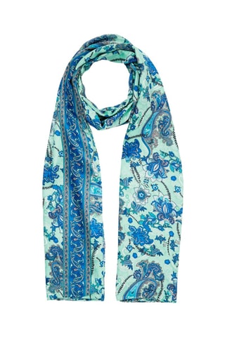 Foulard - Bianco, nero e blu
