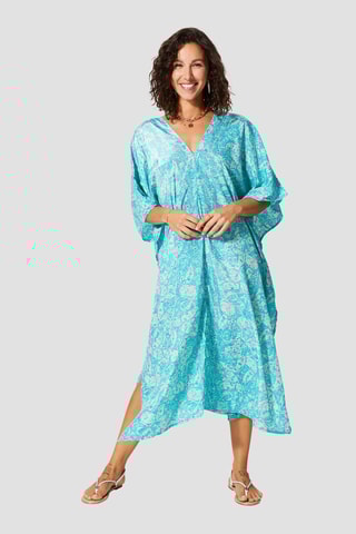 Caftano - Bianco e blu