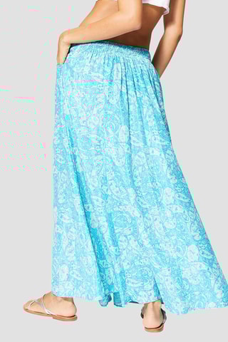 Gonna lunga - Bianco e blu