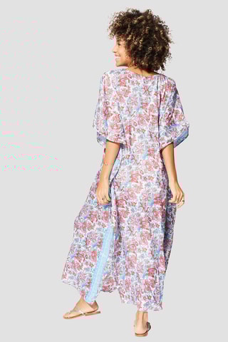 Caftano - Rosso e blu