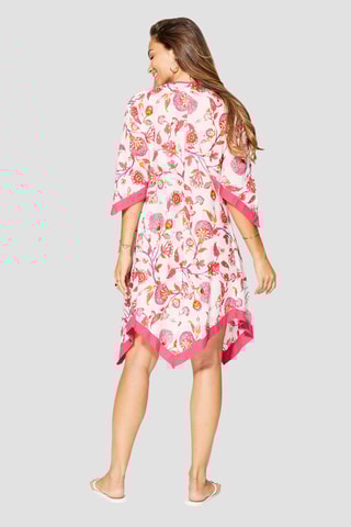 Tunica - Verde, rosa e bianco