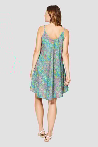 Abito - Blu, verde e giallo