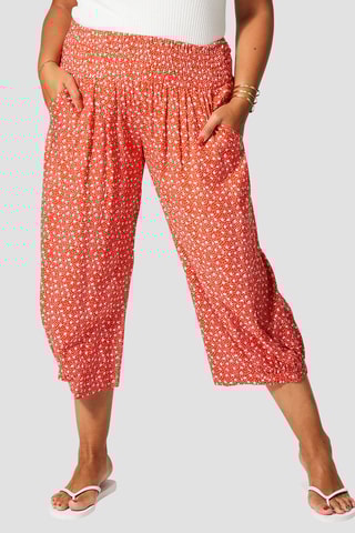 Pantaloni - Bianco e arancione