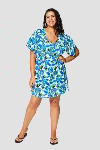 Abito taglio dritto - Blu