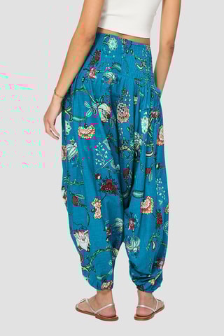 Pantaloni alla turca 2 in 1 - Bianco, rosso e blu