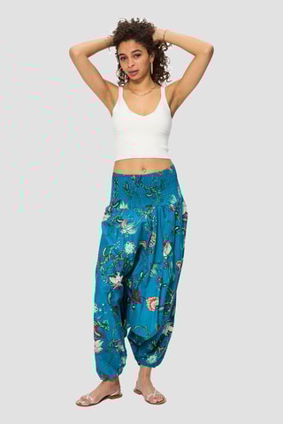 Pantaloni alla turca 2 in 1 - Bianco, rosso e blu