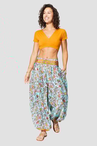 Pantaloni - Rosso e arancione