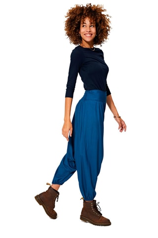 Pantaloni alla turca - Blu