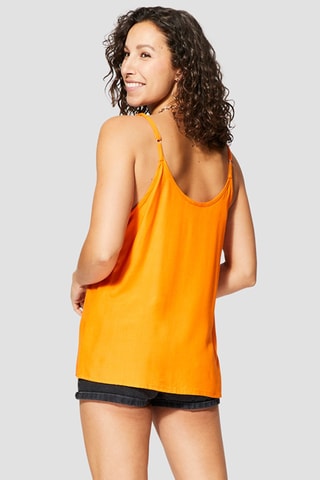 Top - Arancione e nero