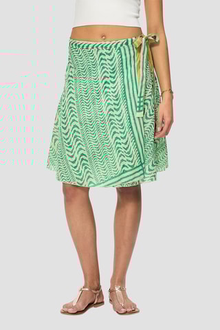 Gonna a portafoglio - Bianco e verde