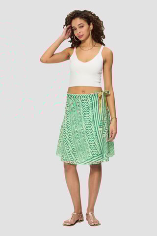 Gonna a portafoglio - Bianco e verde