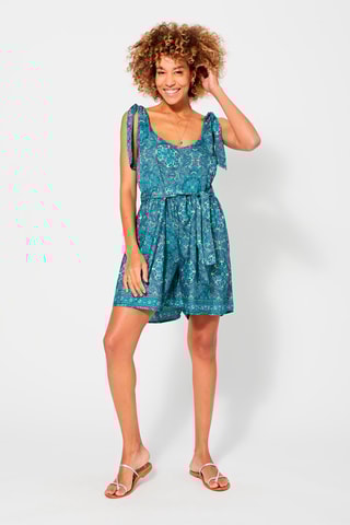 Tuta corta - Bianco e grigio