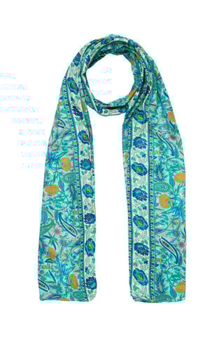 Foulard - Blu, giallo e rosa