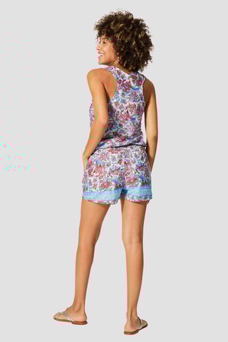 Tuta corta - Rosso e blu