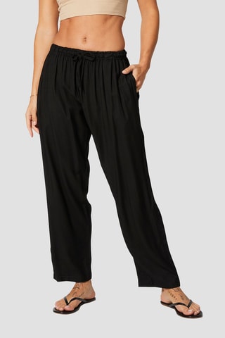 Pantaloni straight - Nero