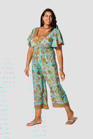 Tuta - Turchese, rosa e arancione