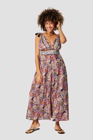 Abito - Nero, rosso e blu