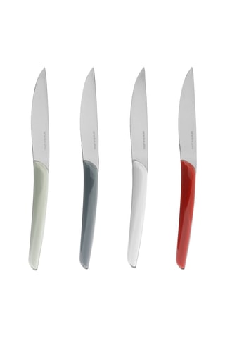 4 couteaux à steak en acier inoxydable Allure - 22,5 cm